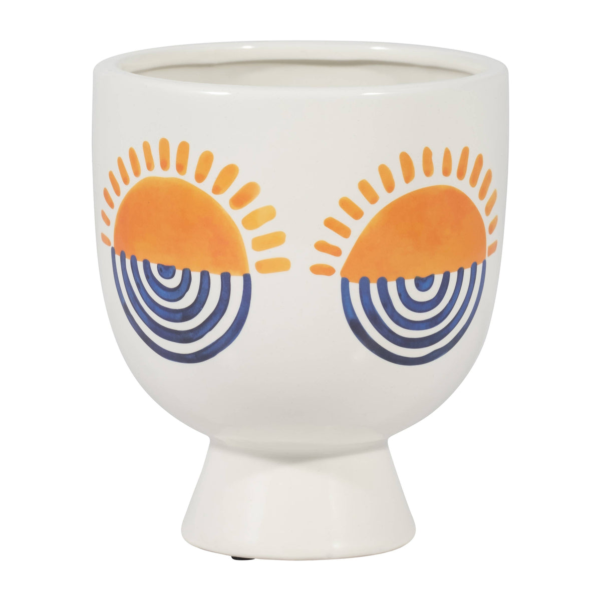 Round Sunrise Eyes Flower, 6 in.