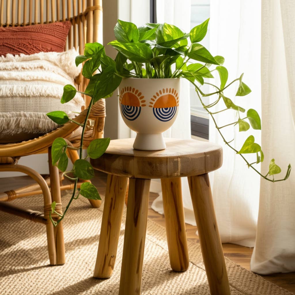 Round Sunrise Eyes Flower, 6 in.