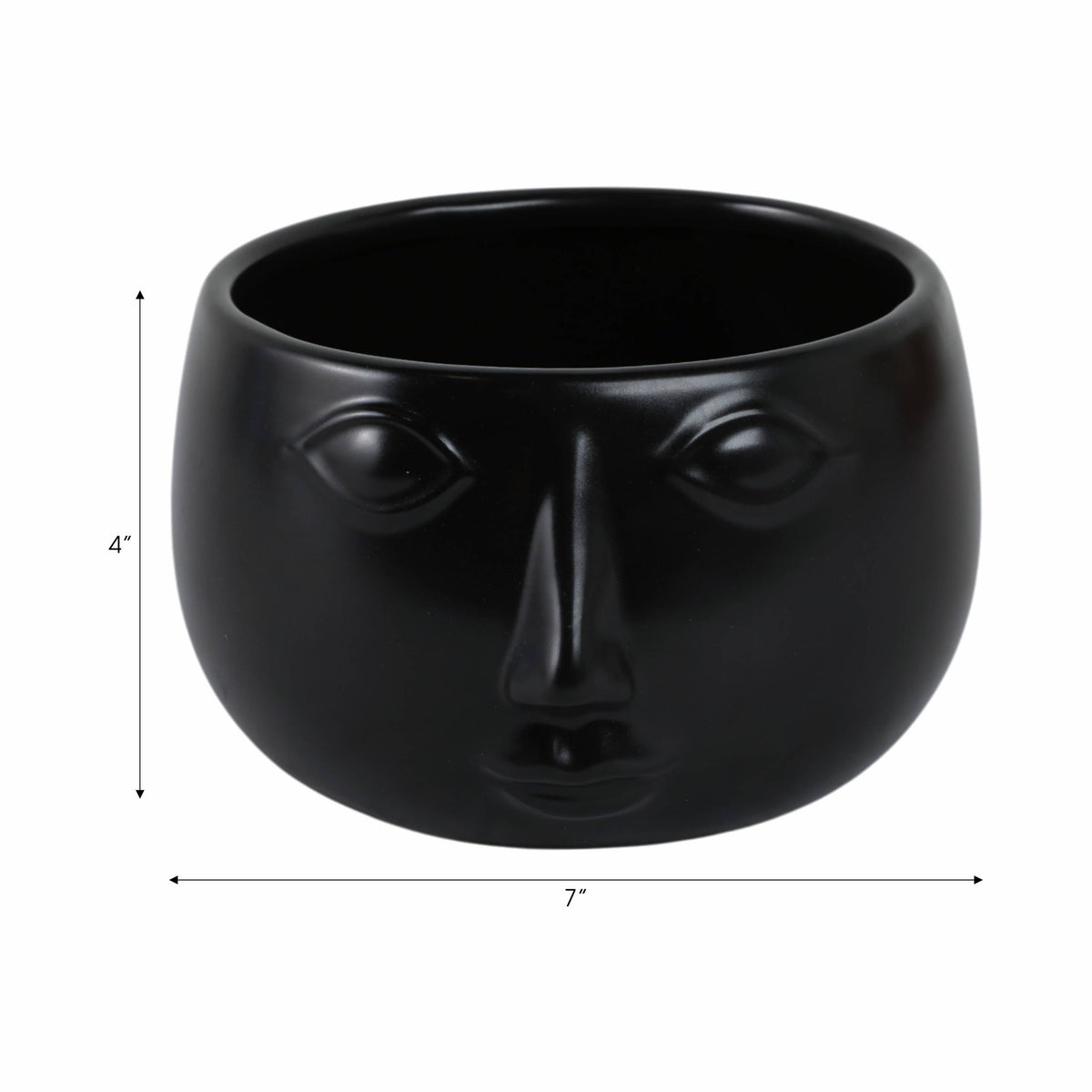 Ceramic Round Face, 7 in.